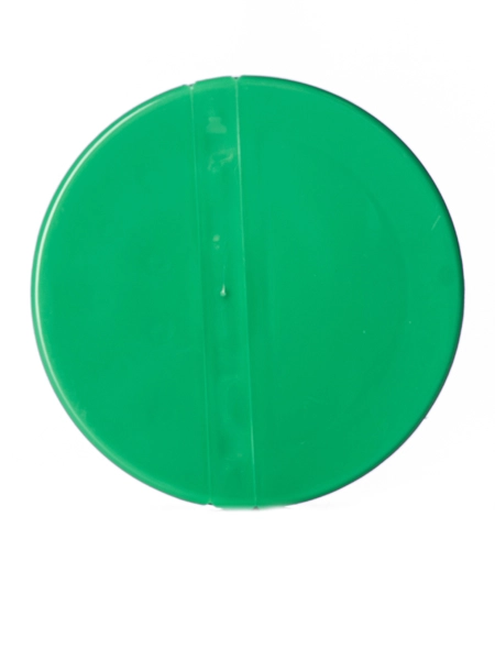 Green PP Plastic 53-485 Smooth Skirt 7-Hole Flip Top Sifter Spice Cap – L435GR