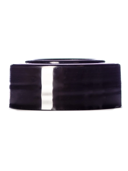Black PP Plastic 43-485 Smooth Skirt Non-Dispensing Spice Cap – L436B