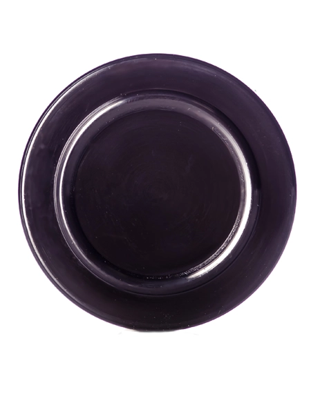 Black PP Plastic 43-485 Smooth Skirt Non-Dispensing Spice Cap – L436B