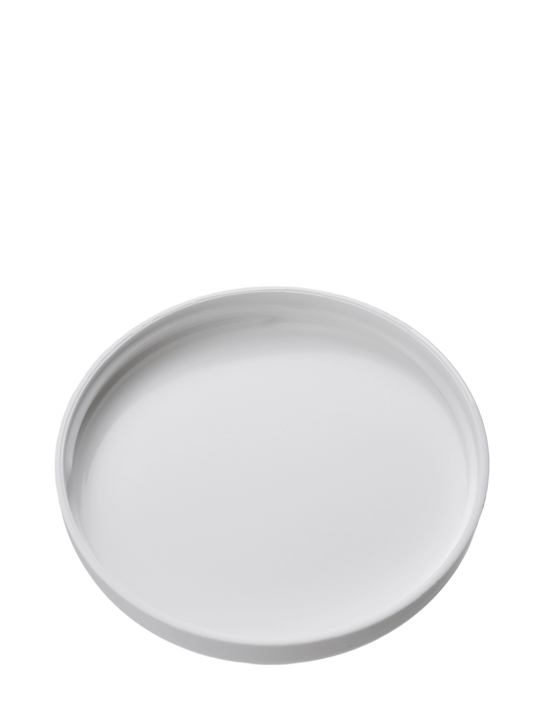 White PP Plastic 70-400 Dome Lid – L445WHF2