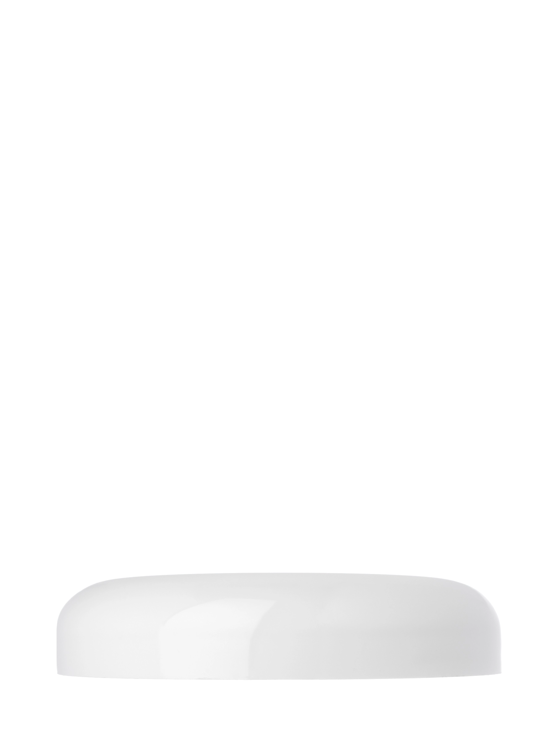 White PP Plastic 89-400 Dome Lid – L446WHF2