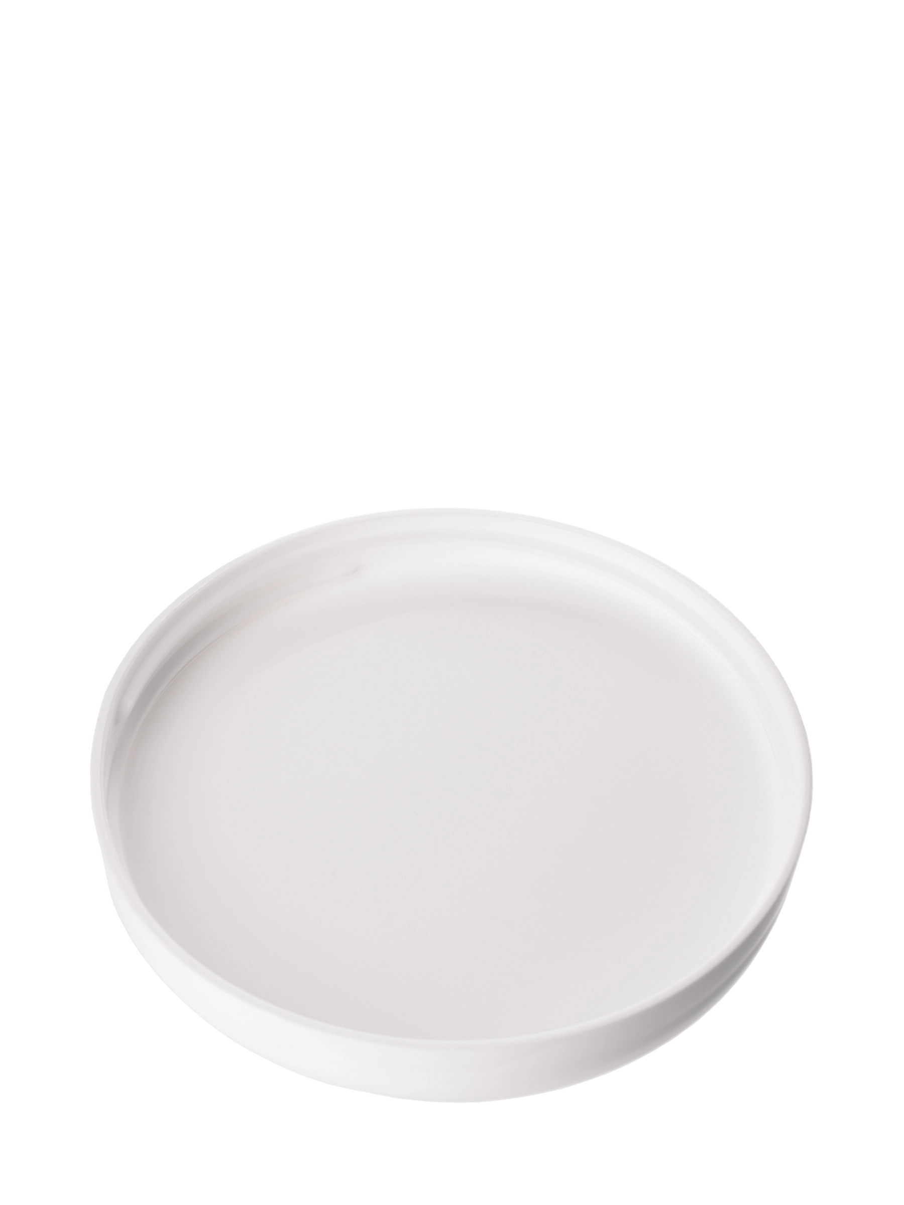 White PP Plastic 89-400 Dome Lid – L446WHF2