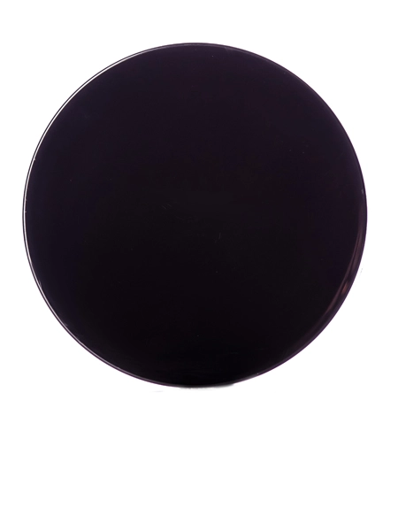 Black PP Plastic 70-400 Smooth Skirt Unlined Lid – L461BK