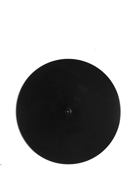 Black PP Plastic 70-400 Smooth Skirt Unlined Lid – L461BK-TG
