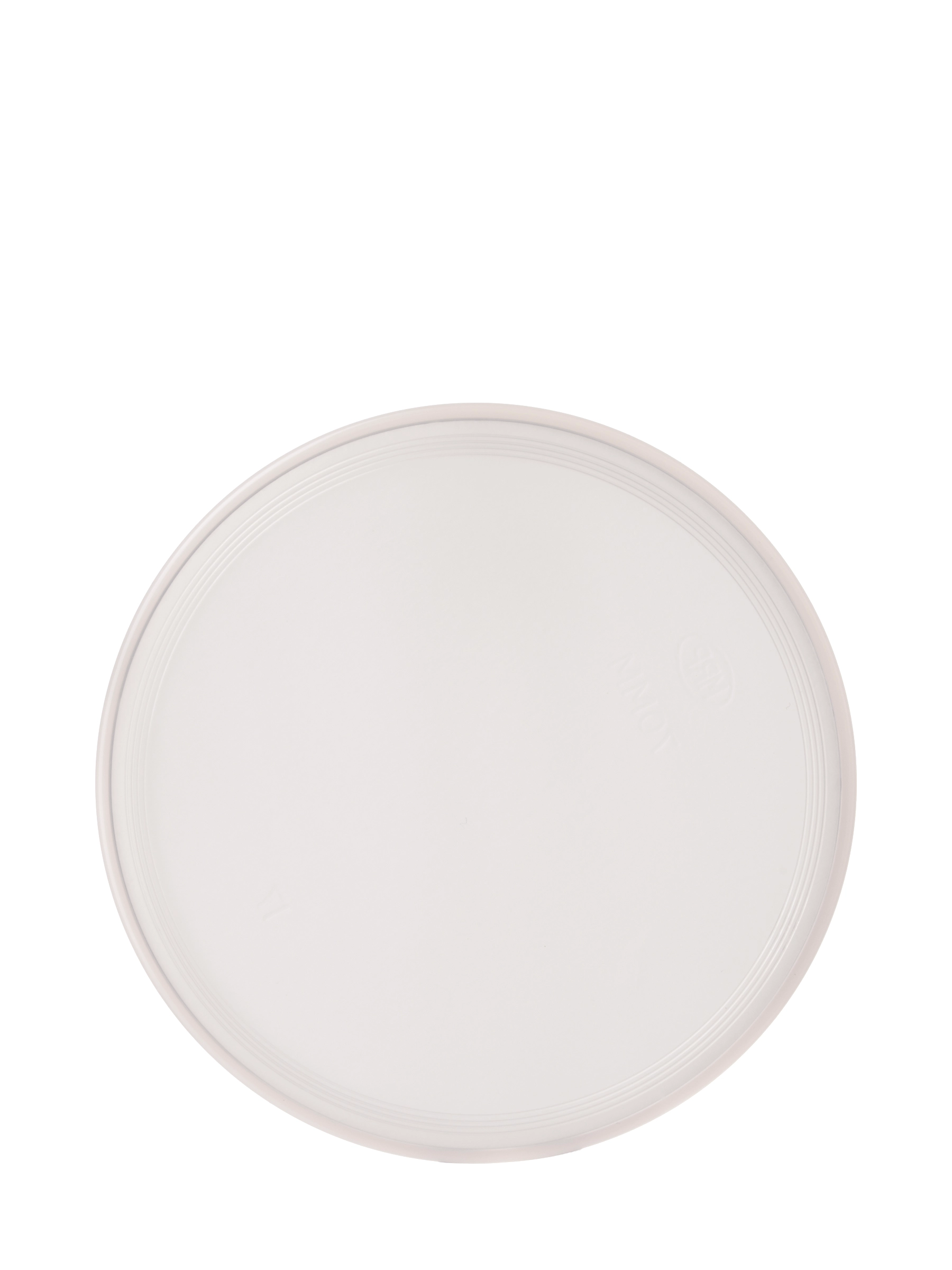 Natural-Colored PP Plastic 70-400 Smooth Skirt Lid – L461NTF1