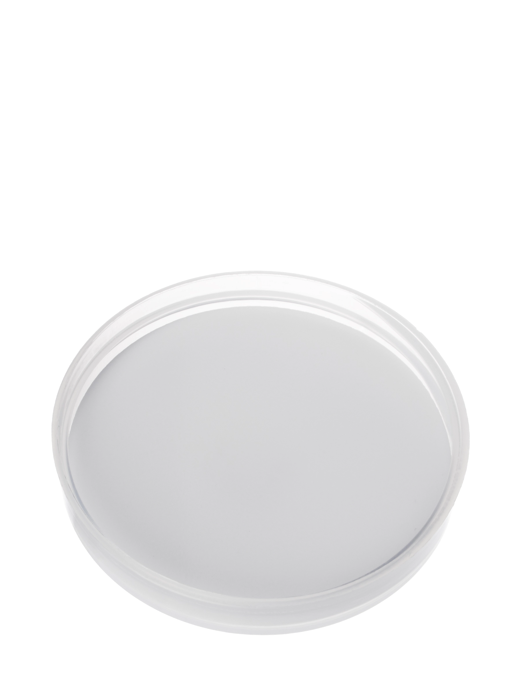 Natural-Colored PP Plastic 70-400 Smooth Skirt Lid – L461NTF1