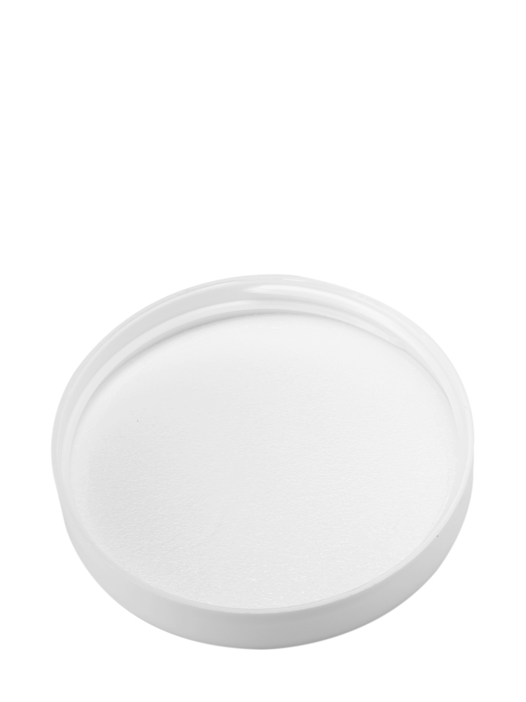 White PP Plastic 70-400 Smooth Skirt Lid – L461WHP1