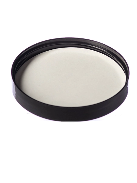 Black PP Plastic 89-400 Smooth Skirt Lid – L464
