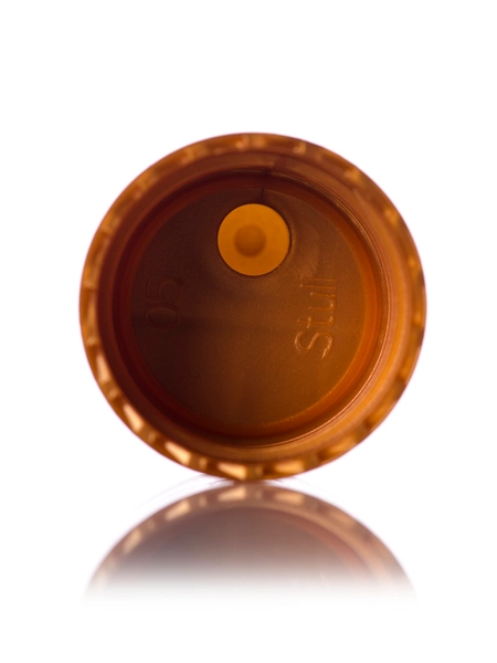 Copper PP Plastic 28-410 Smooth Skirt Unlined Disc Top Lid – L470