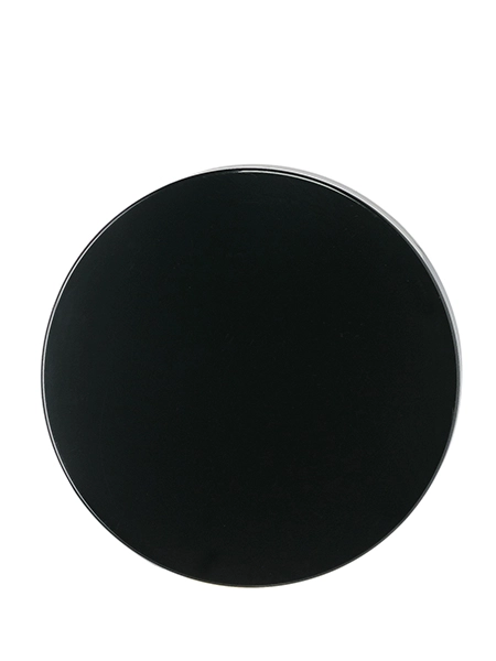 Black PP Plastic 89-400 Smooth Skirt Lid – L475BKH11