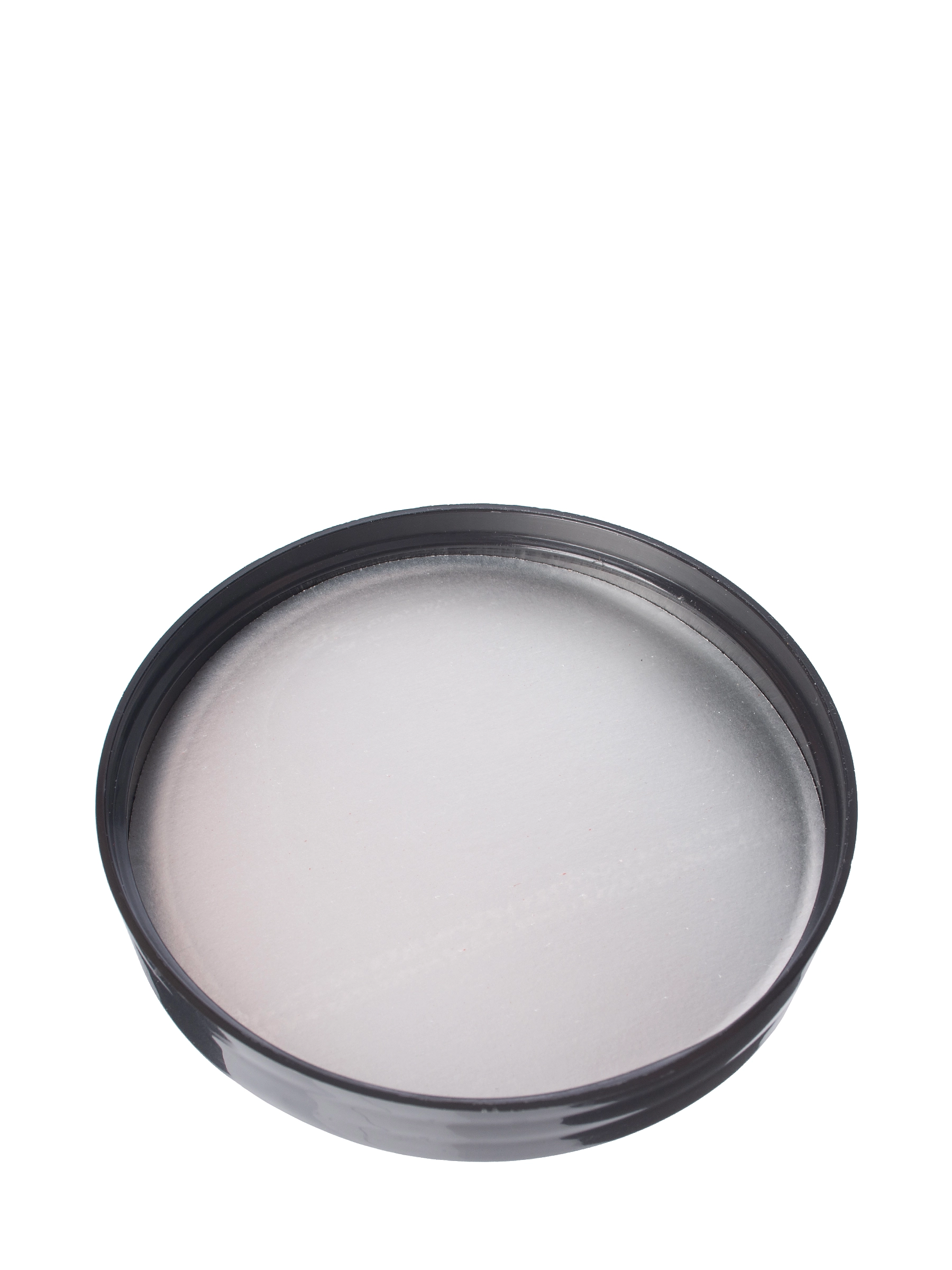 Black PP Plastic 89-400 Smooth Skirt Lid – L475BKH64