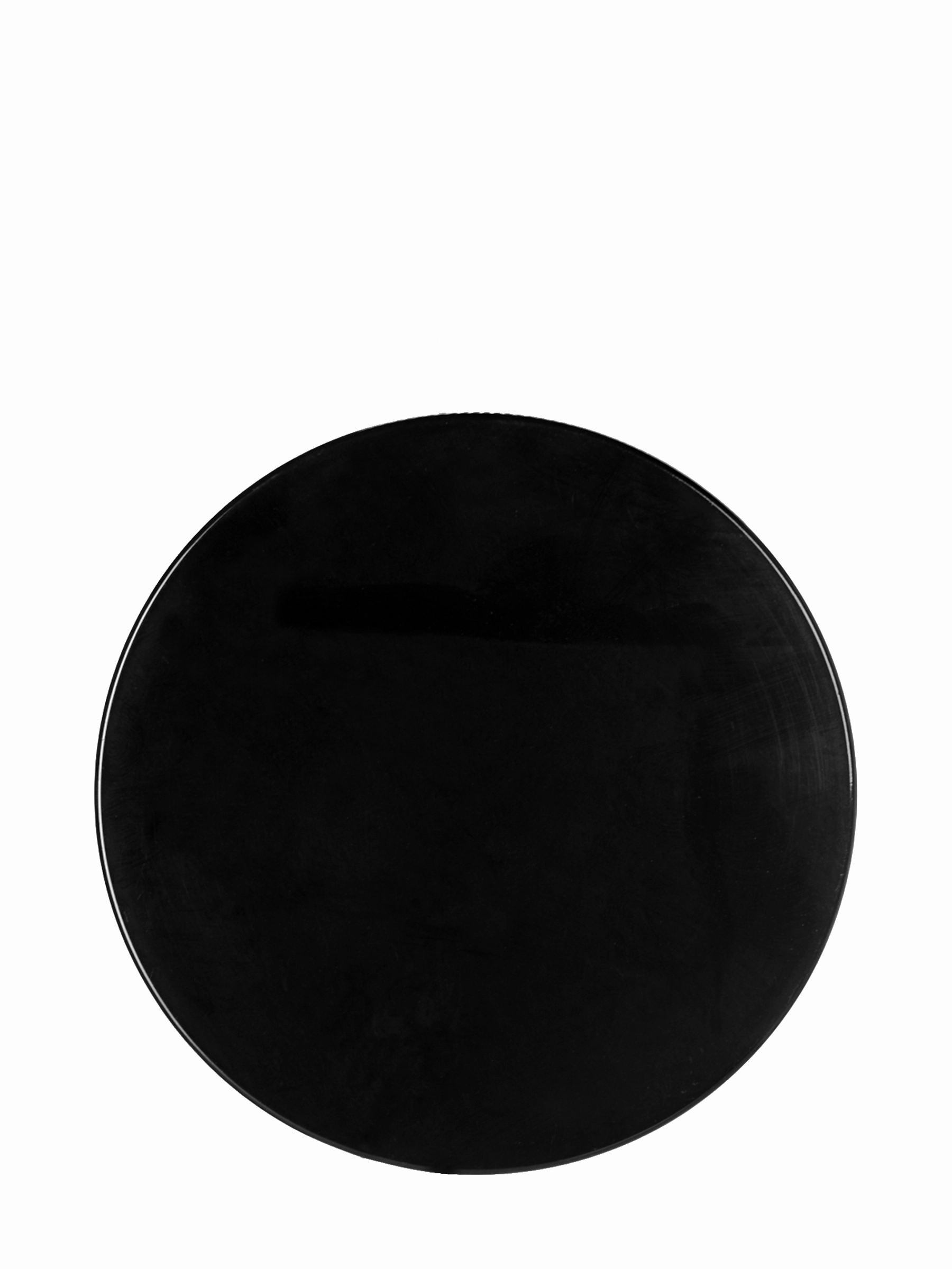 Black PP Plastic 89-400 Smooth Skirt Lid – L475BKP1