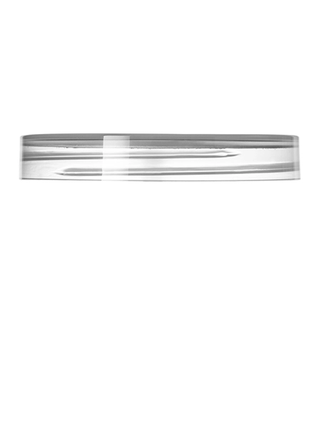 Natural-Colored PP Plastic 89-400 Smooth Skirt Lid – L475NTP1