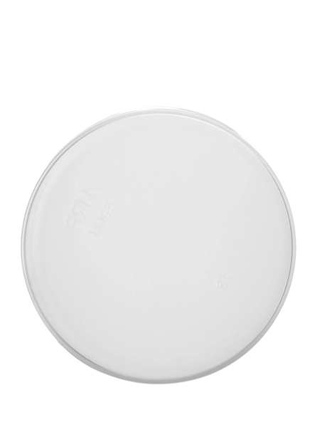 Natural-Colored PP Plastic 89-400 Smooth Skirt Lid – L475NTP1