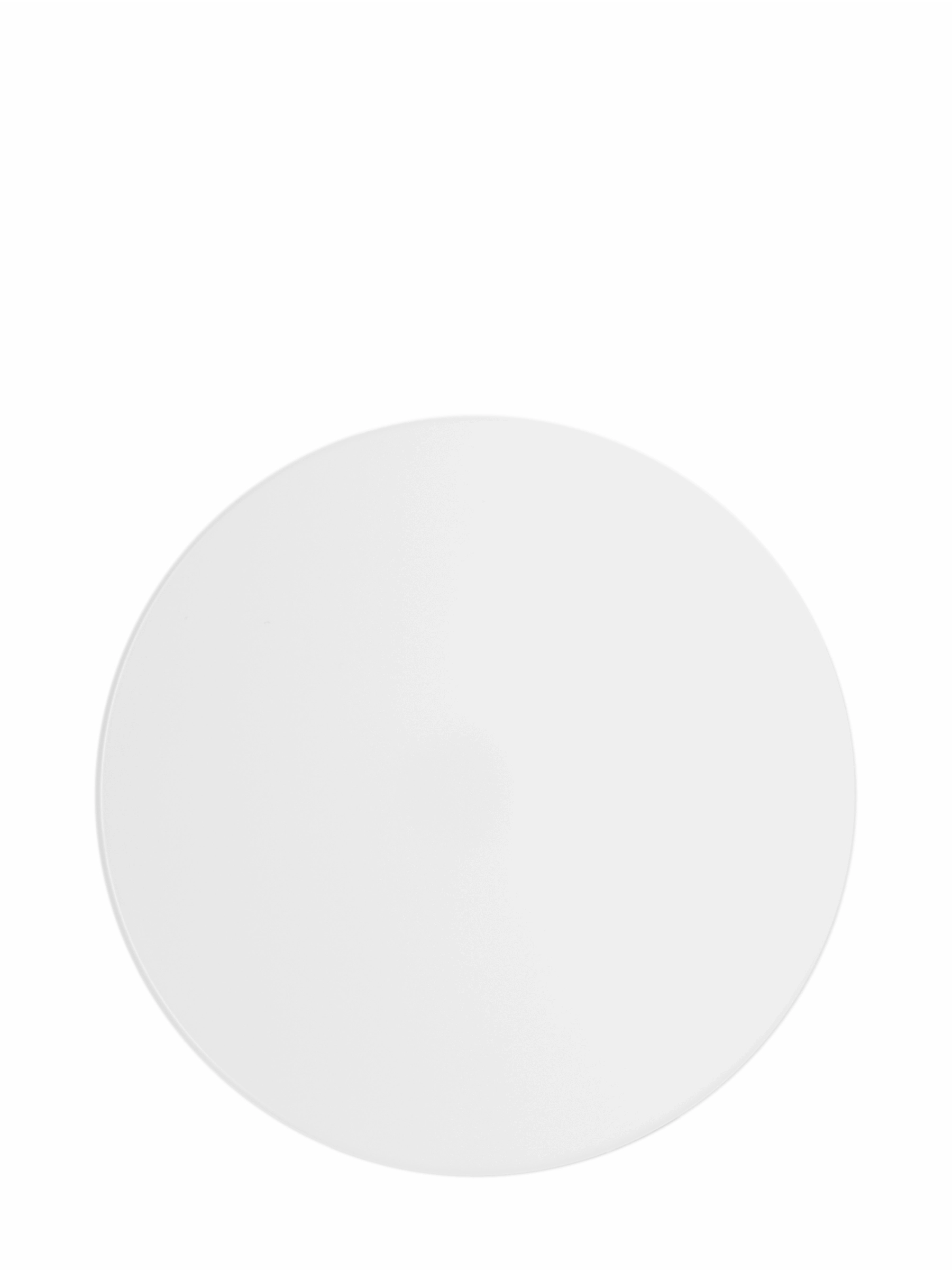 White PP Plastic 89-400 Smooth Skirt Unlined Lid – L475WH