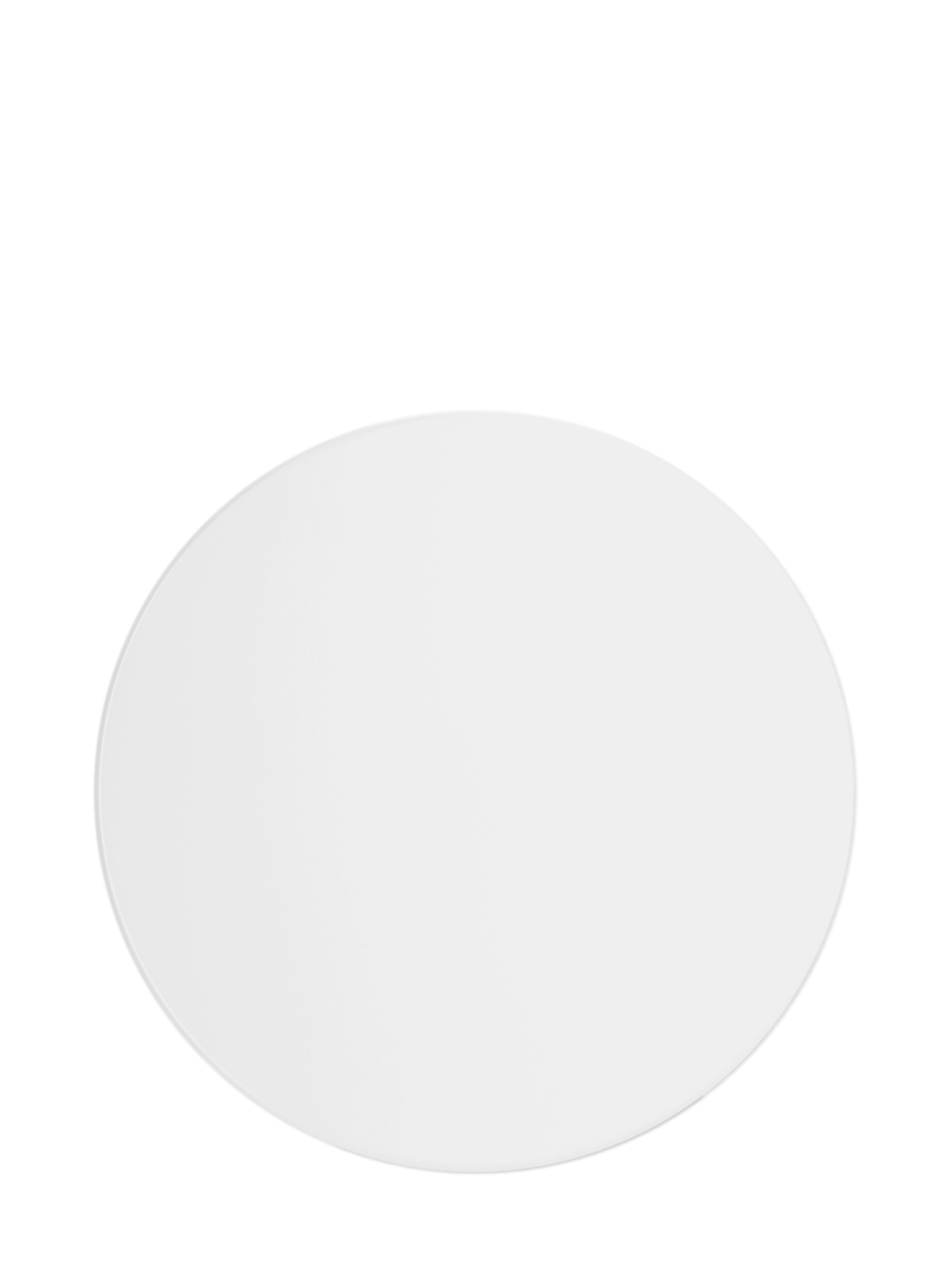 White PP Plastic 89-400 Smooth Skirt Lid – L475WHP1