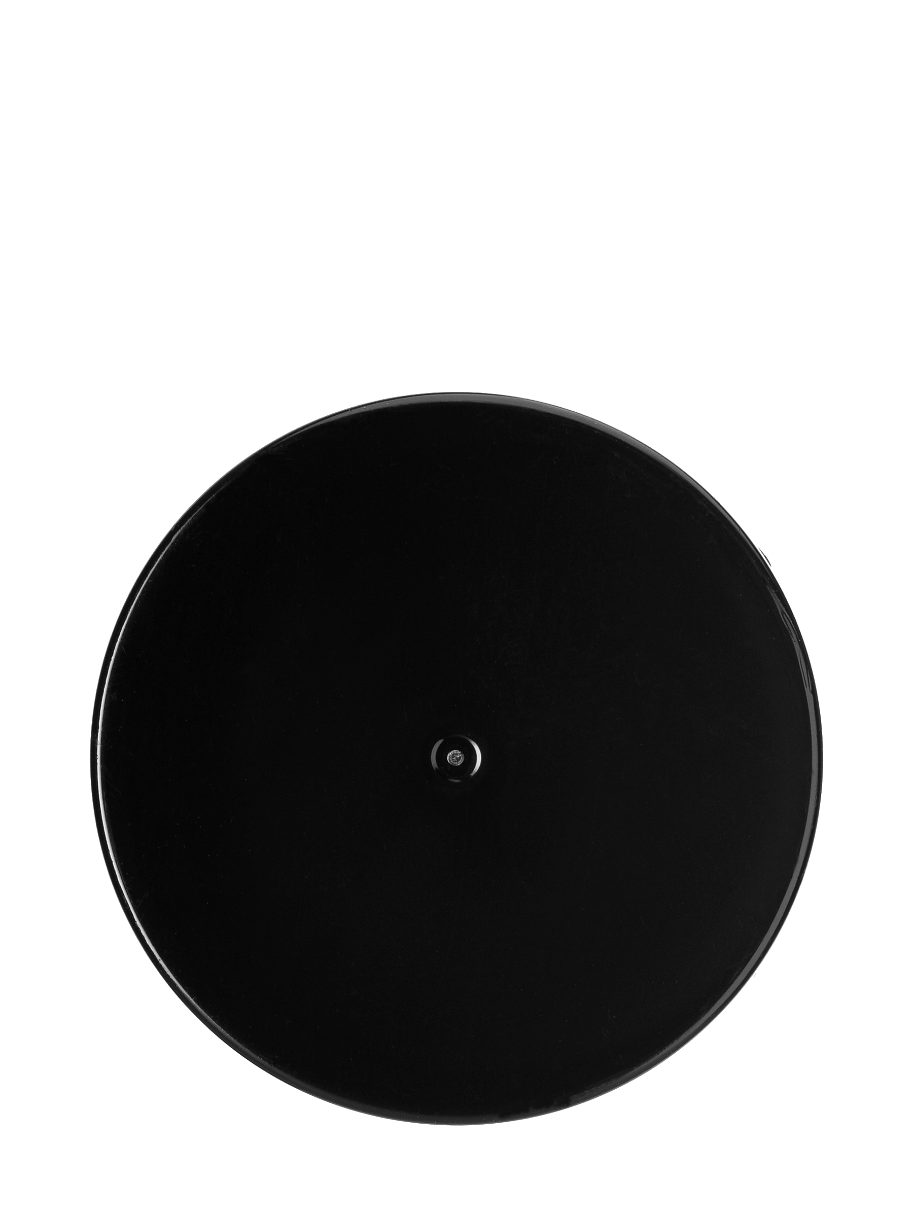 Black PP Plastic 43-400 Smooth Skirt Lid – L477BKH163
