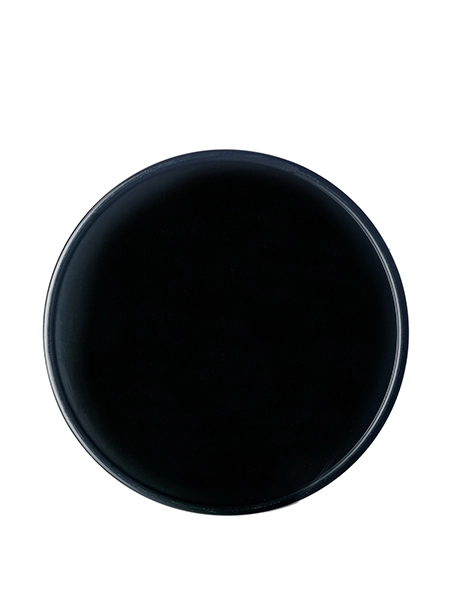 Black PP Plastic 63-485 Smooth Skirt Spice Cap – L480BKF1