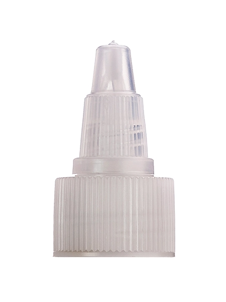 Natural-Colored HDPE Plastic 20-410 Twist-Open Unlined Dispensing Lid – L481NT