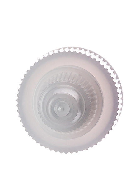Natural-Colored HDPE Plastic 20-410 Twist-Open Unlined Dispensing Lid – L481NT