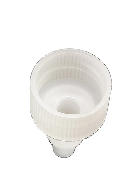 Natural-Colored HDPE Plastic 20-410 Twist-Open Unlined Dispensing Lid – L481NT