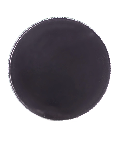 Black PP Plastic 33-400 Ribbed Skirt Lid – L482BKH64