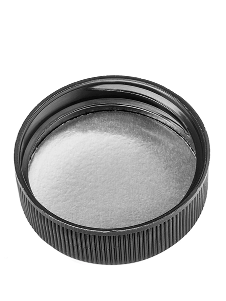 Black PP Plastic 33-400 Ribbed Skirt Lid – L482BKH64