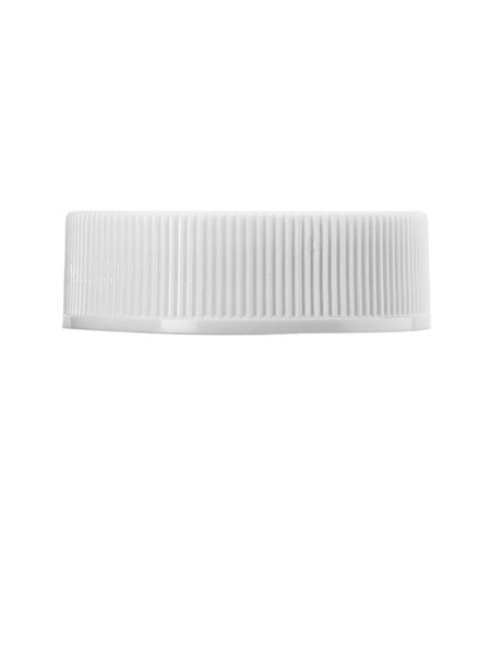 White PP Plastic 33-400 Ribbed Skirt Lid – L482WHH64