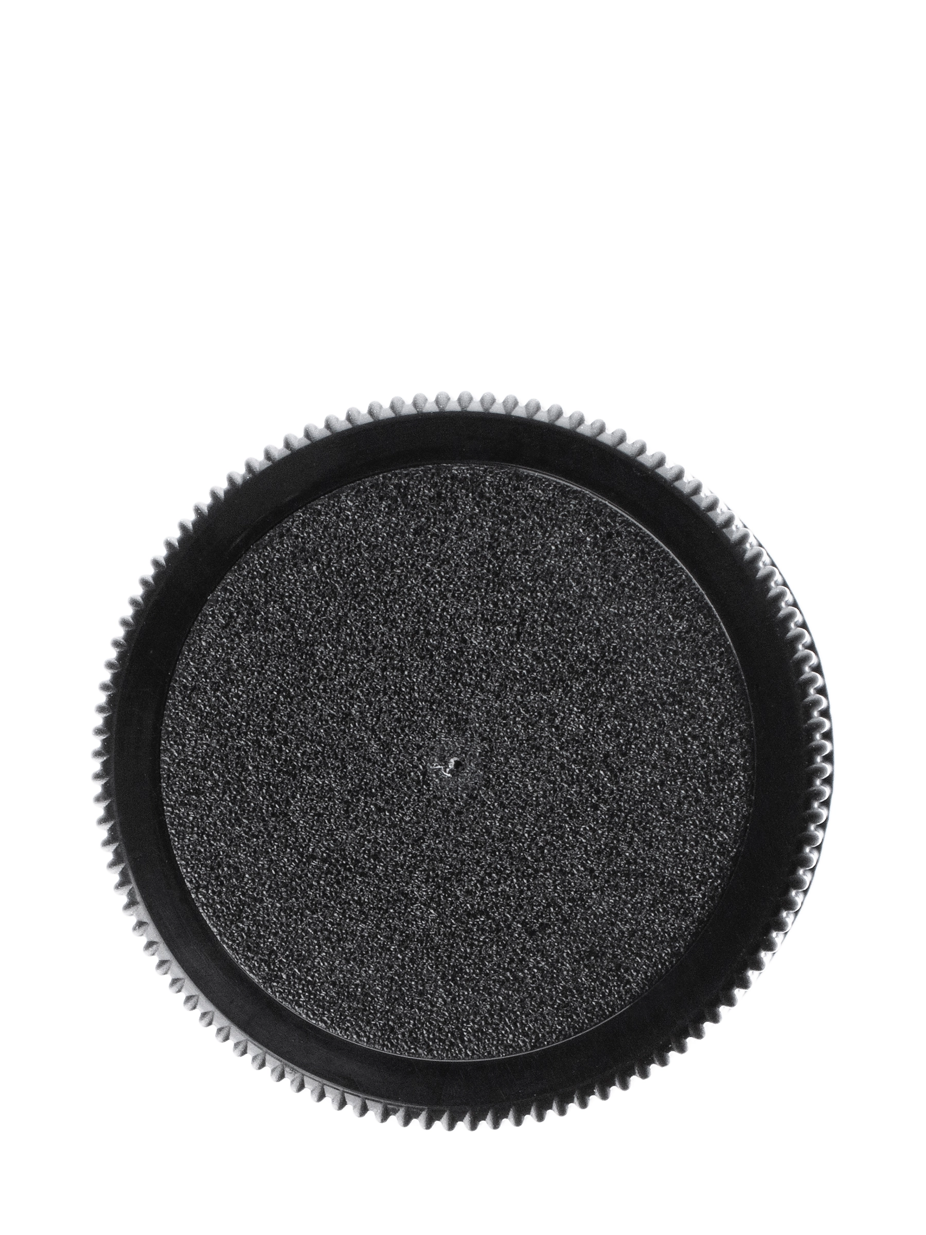 Black PP Plastic 24-410 Ribbed Skirt Lid – L485BKH53