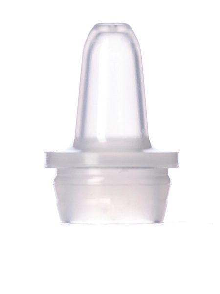 Natural-Colored LDPE Plastic 15 mm Uncontrolled Dropper Tip – L502