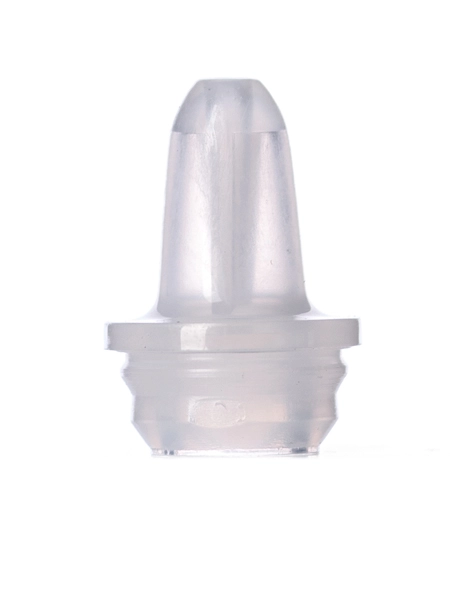 Natural-Colored LDPE Plastic 15 mm Controlled Dropper Tip – L502C