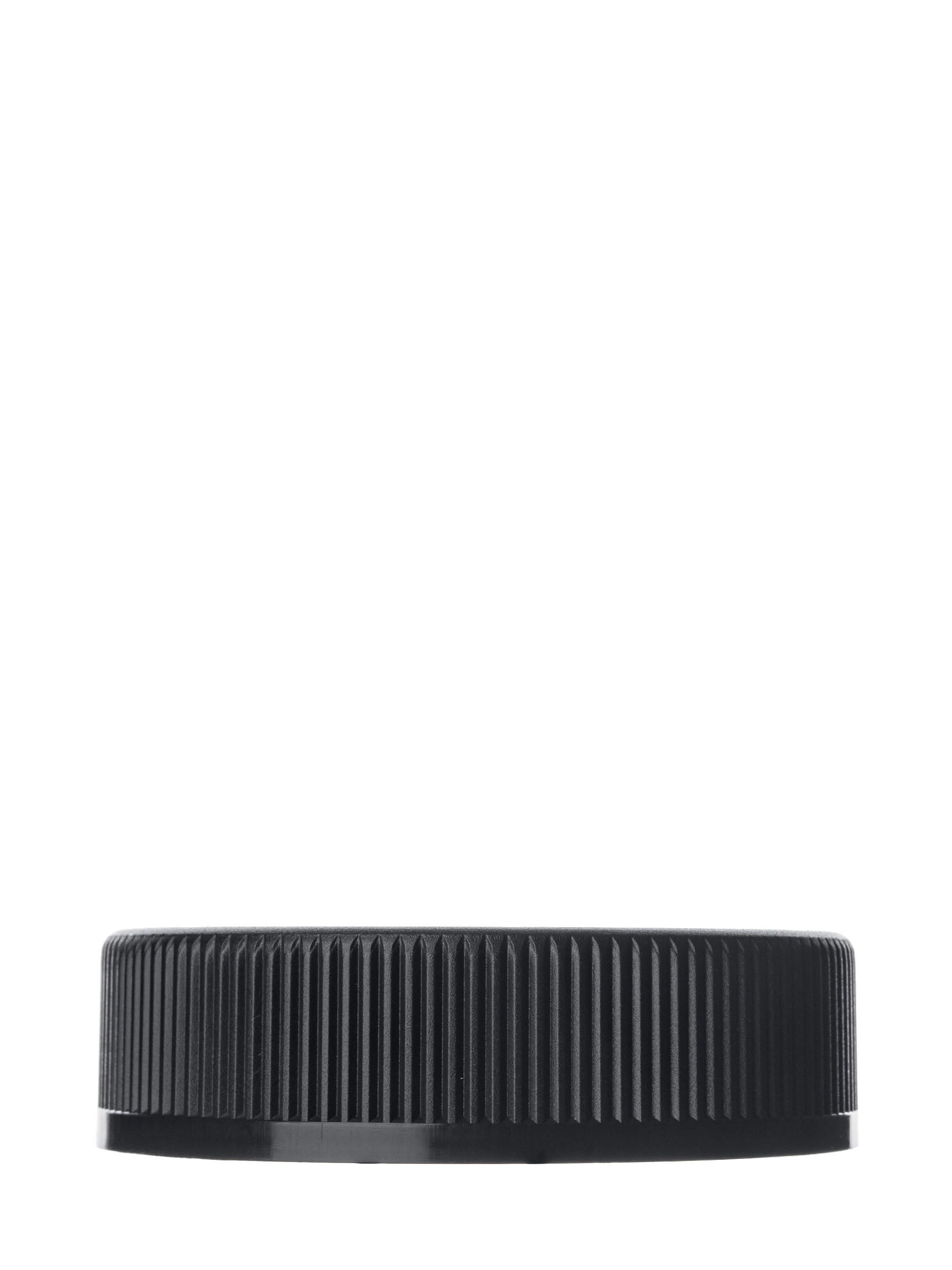 Black PP Plastic 53-400 Child-Resistant Text-Embossed Lid – L503BKH28