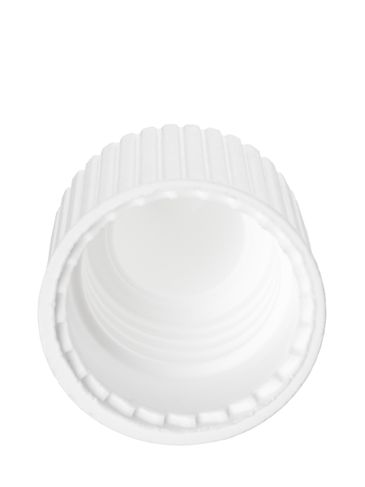 White PP plastic 15-415 dropper tip cap