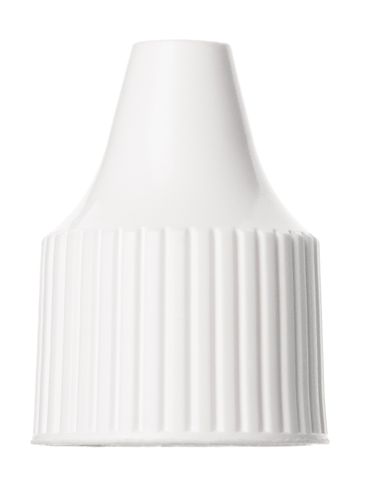 White PP plastic 15-415 dropper tip cap