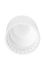 White PP plastic 15-415 dropper tip cap