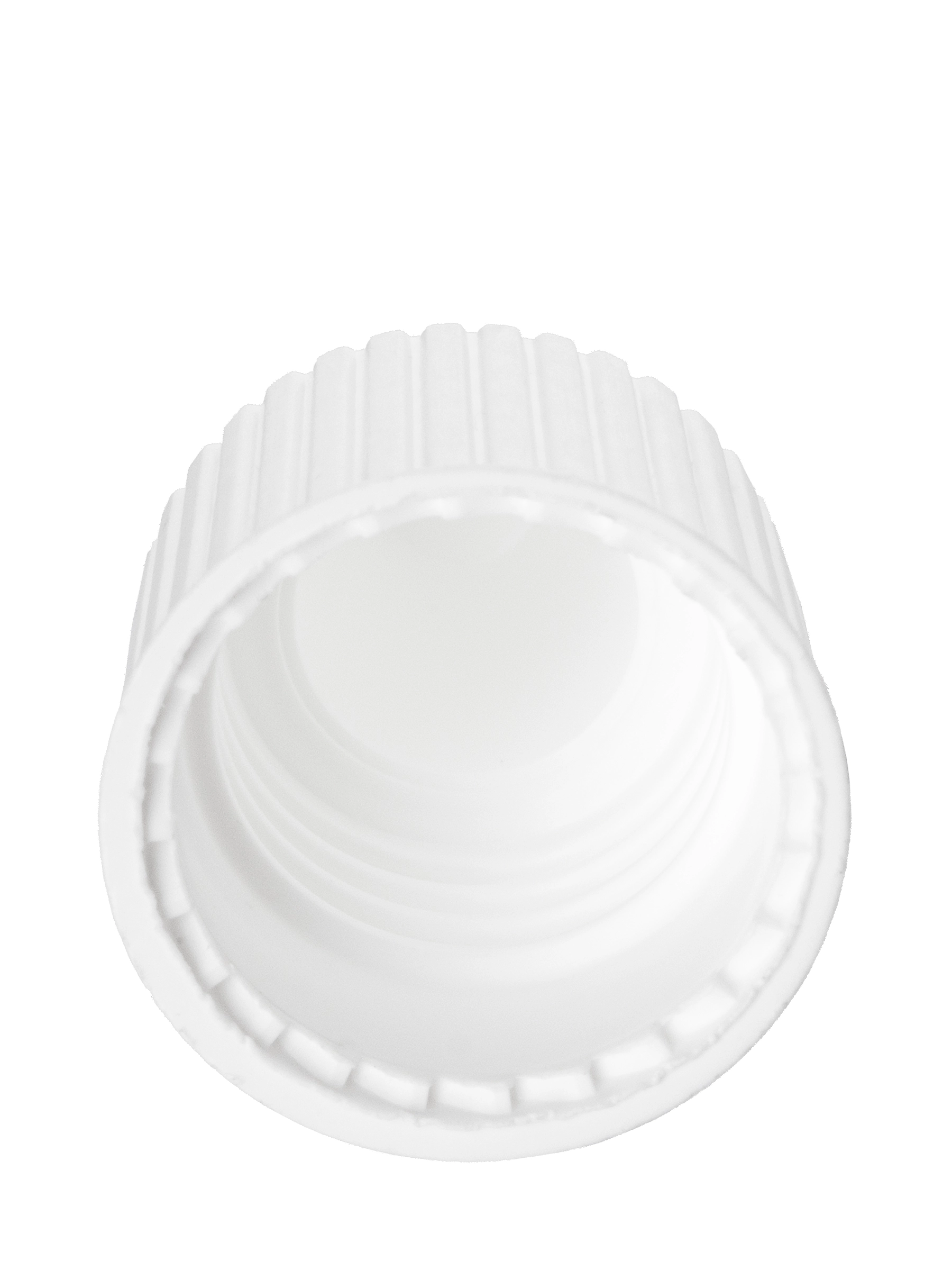 White PP Plastic 15-415 Dropper Tip Cap – L506