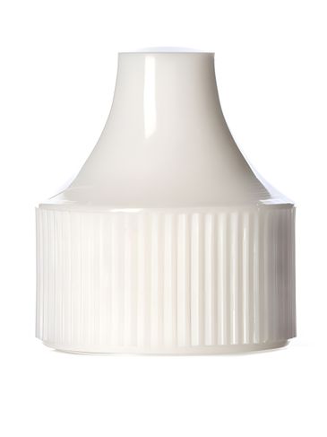 White PP plastic 20-400 dropper tip cap