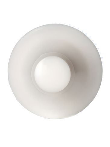 White PP plastic 20-400 dropper tip cap