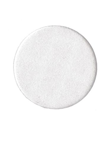 24 mm white foam printed pressure sensitive (PS) liner - uninstalled
