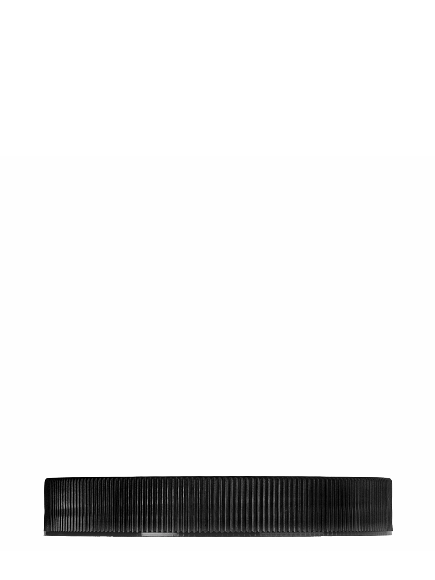 Black PP Plastic 89-400 Ribbed Skirt Lid – L601BKP1
