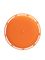 Orange HDPE plastic 38-400 tamper evident dairy lid with foam liner