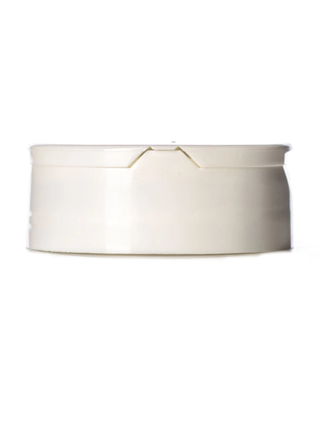 White PP Plastic 53-485 Smooth Skirt 3-Hole Dual Flip Top Sifter Spice Cap – L630WHH10