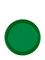 Green PP plastic 89-400 ribbed skirt lid with foam liner