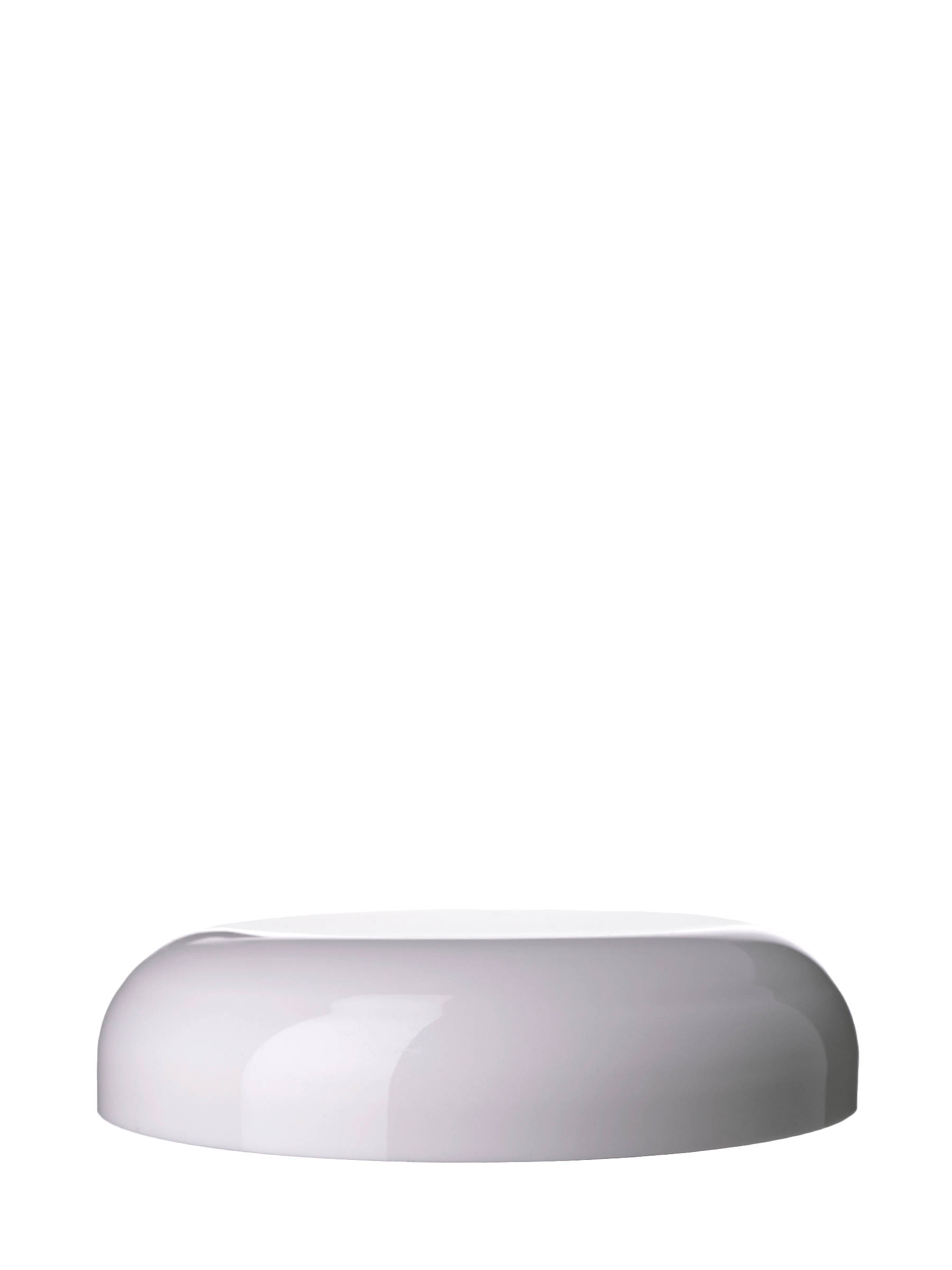 White PP Plastic 70-400 Dome Lid – L768WHH28