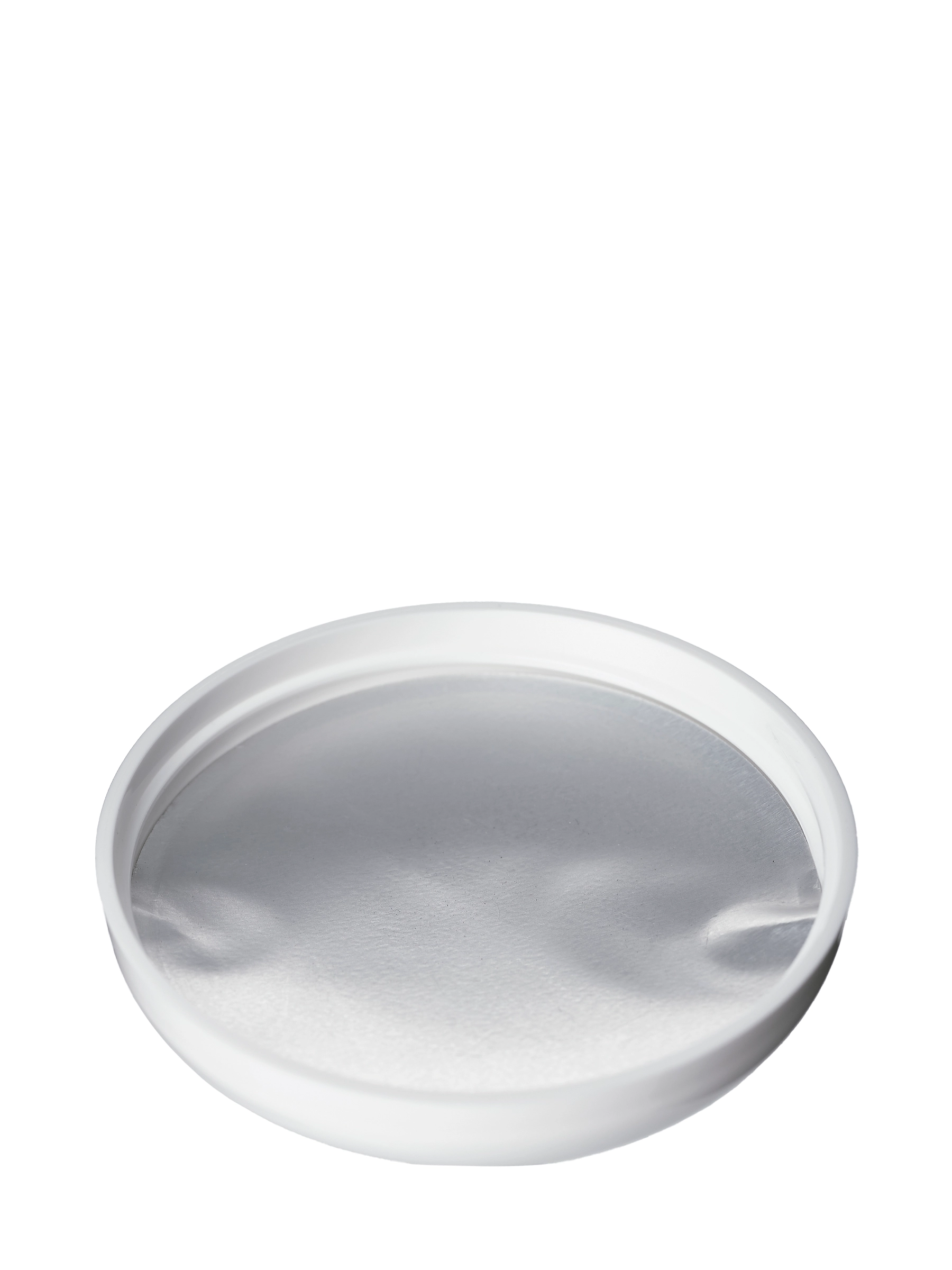 White PP Plastic 70-400 Dome Lid – L768WHH28