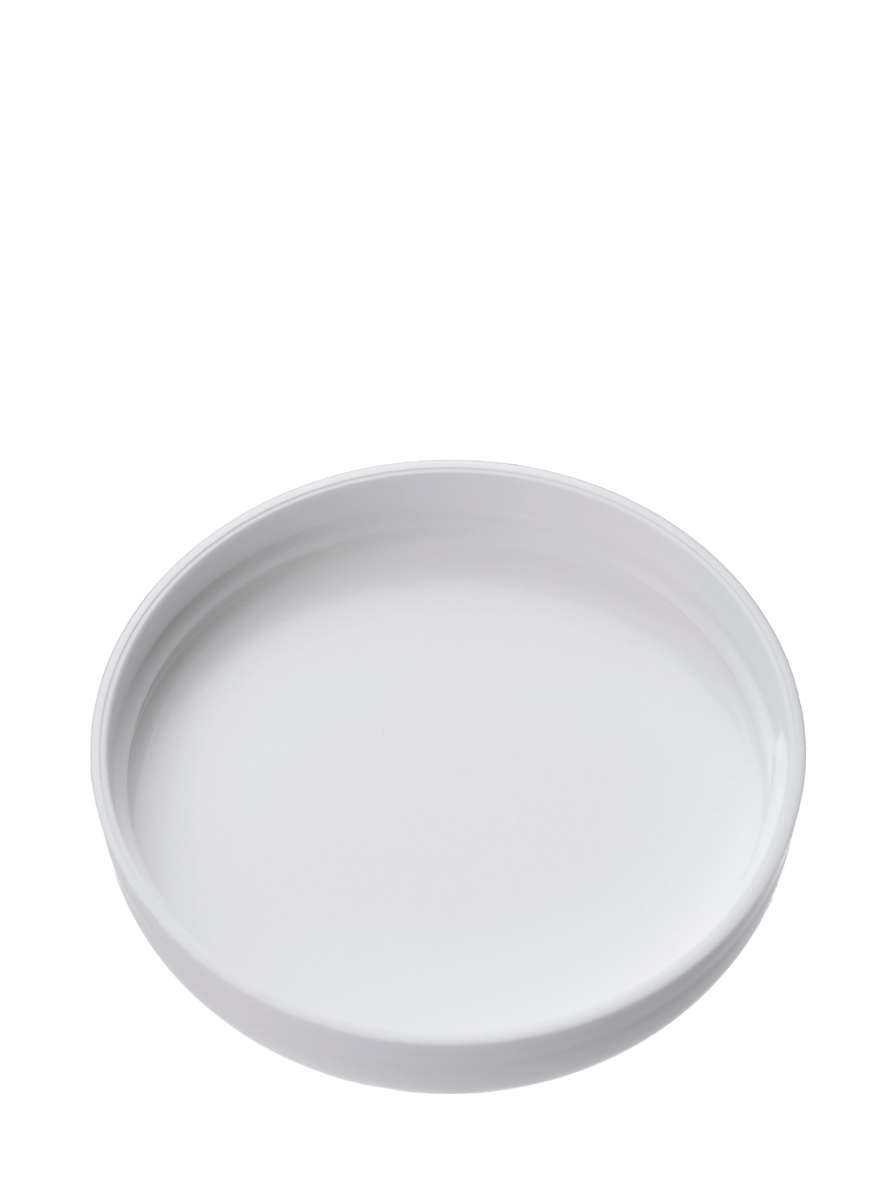 White PP Plastic 58-400 Dome Lid – L793WHF2