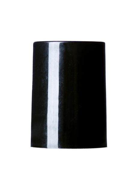 Black PP Plastic Smooth Skirt Screw Cap – L802BK
