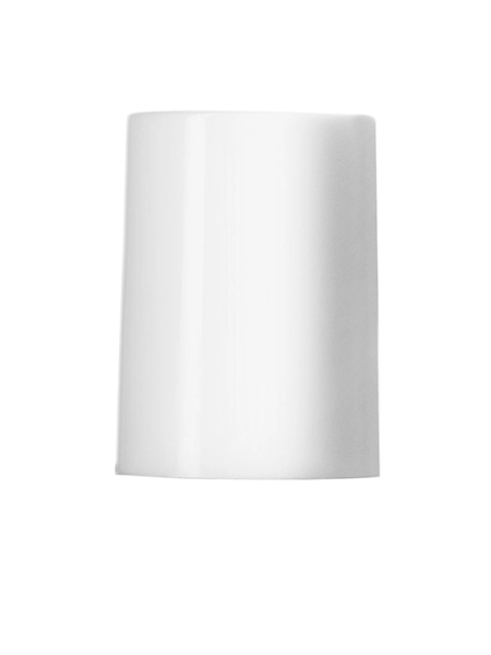 White PP Plastic Smooth Skirt Screw Cap – L802WH