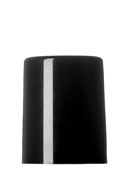 Black PP Plastic Smooth Skirt Screw Cap – L806BK