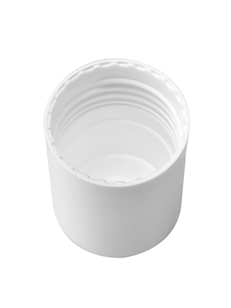 White PP Plastic Smooth Skirt Screw Cap – L806WH